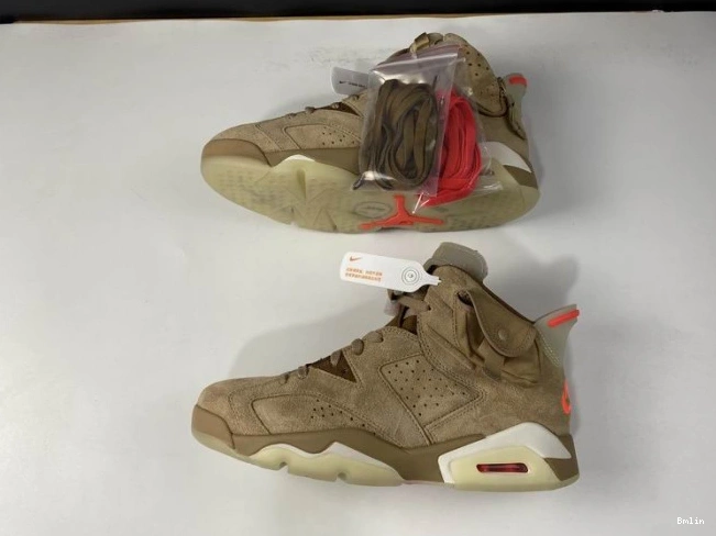 Bmlin Shoes Retro Scott DH0690-200 Jordan Khaki British 6 Travis Air 0729
